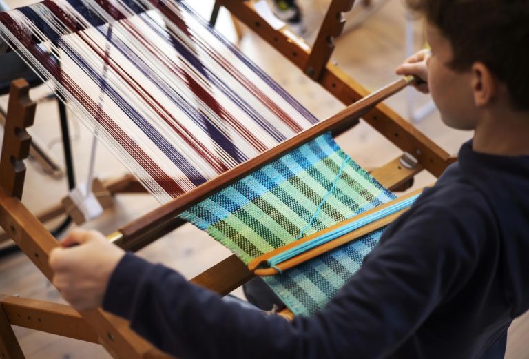 Gå til vævning Gå til vævning billede